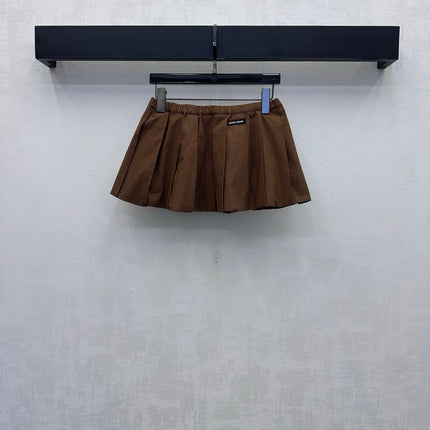 MIUMIU 26S PLEATED MINI SKIRT 1565