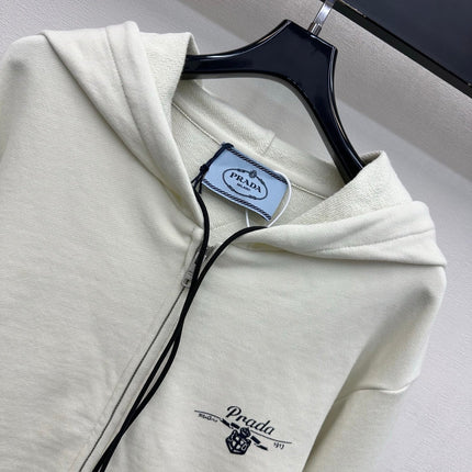PRADA 26S ZIP-UP HOODIE 1242