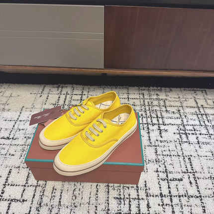 LP 26S SNEAKERS IN YELLOW CANVAS FABRIC