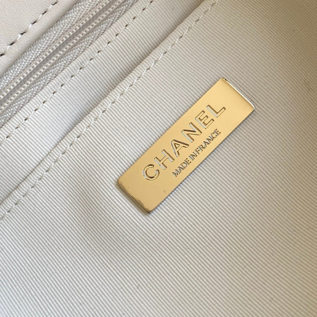 CHANEL 25S SHOPPING BAG 34 IN MULTICOLOR TWEED