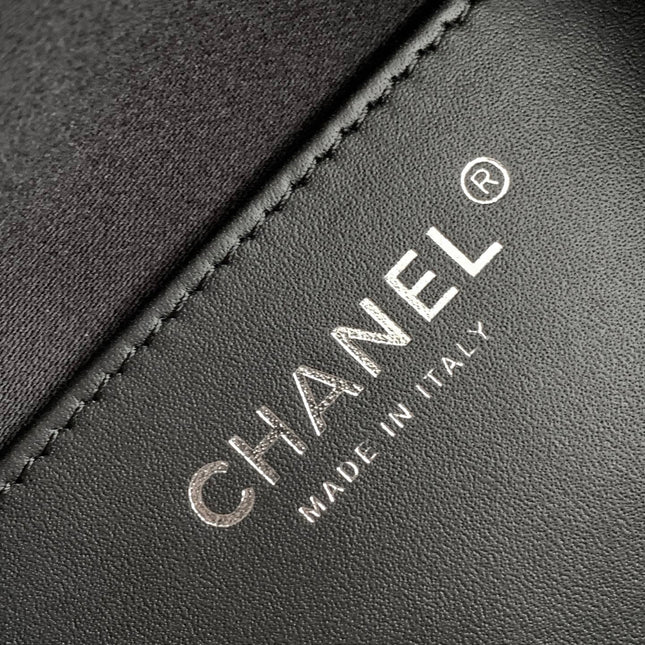 CHANEL 25S HOBO BAG 22 IN BLACK CAVIAR LEATHER STYLE 1