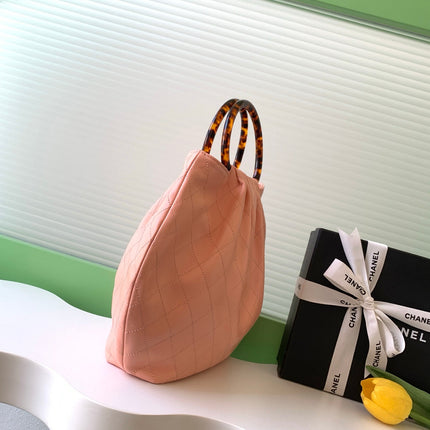 CHANEL 26S HAND BAG 32 IN PINK LAMBSKIN GOLD HARDWARE