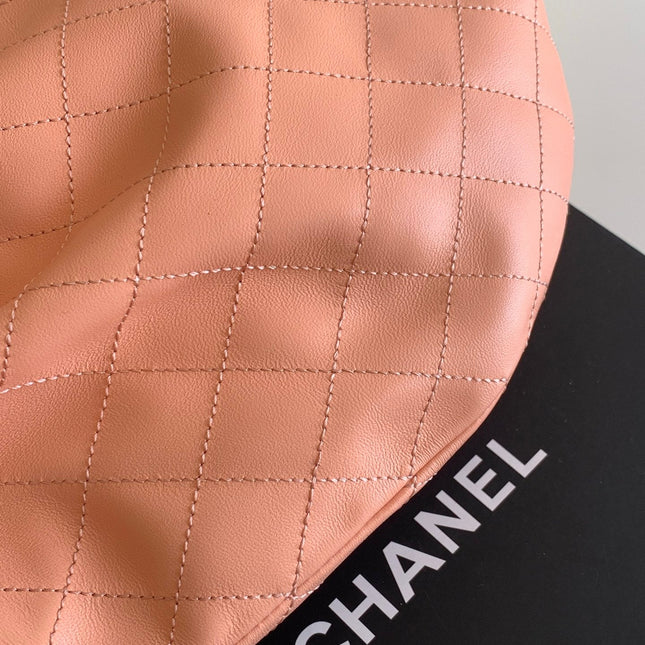 CHANEL 26S HAND BAG 32 IN PINK LAMBSKIN GOLD HARDWARE