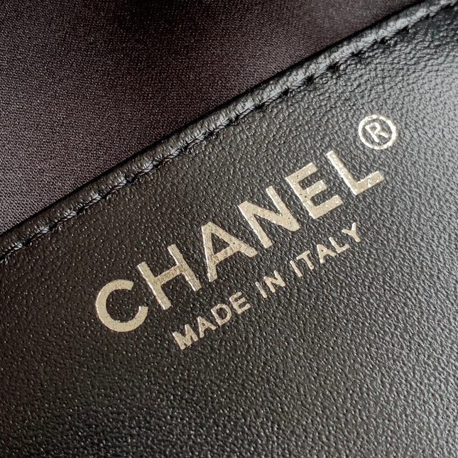 CHANEL 26S HOBO BAG 30 IN BLACK CALFSKIN