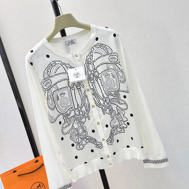 HERMES 26S KNIT CARDIGAN 502