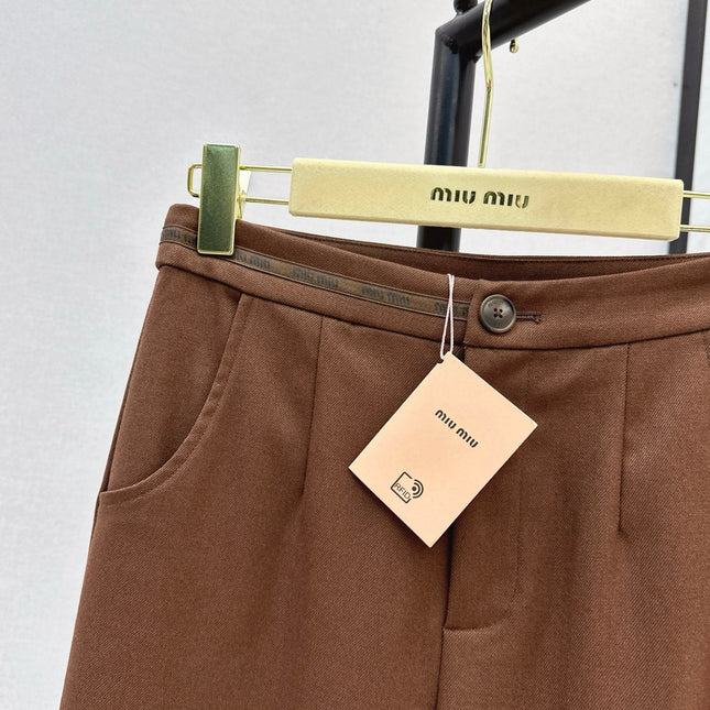 MIUMIU 26S WIDE LEG PANTS 954