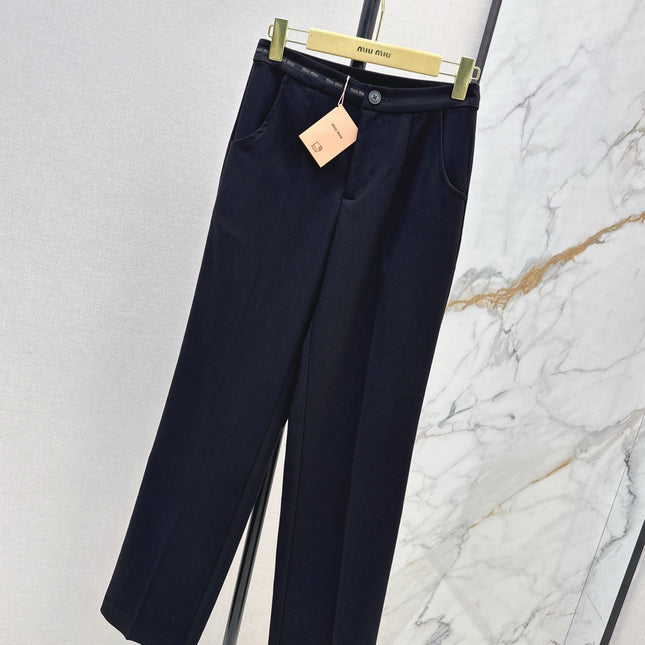 MIUMIU 26S WIDE LEG PANTS 953