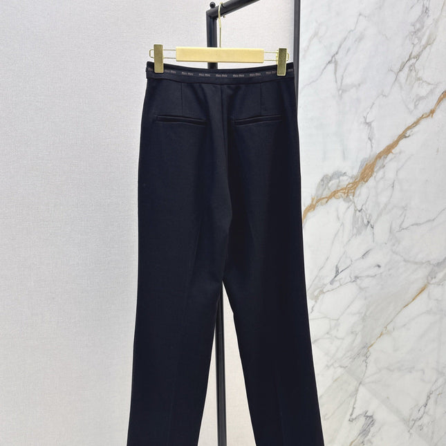 MIUMIU 26S WIDE LEG PANTS 953