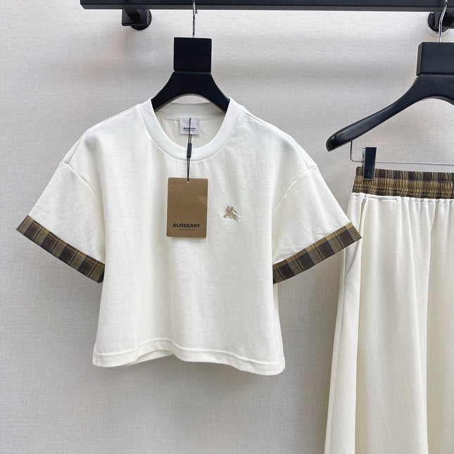 BURBERRY 26S TOP AND SKIRT SET 422
