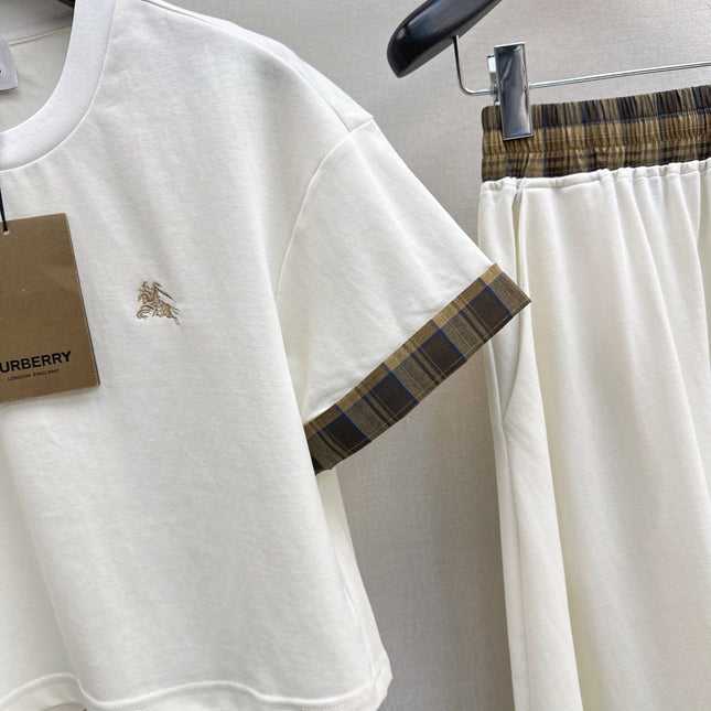 BURBERRY 26S TOP AND SKIRT SET 422