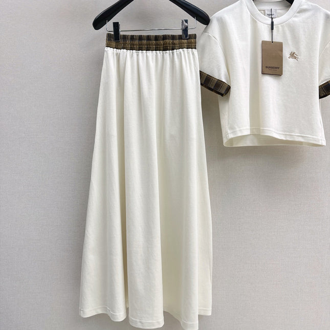 BURBERRY 26S TOP AND SKIRT SET 422