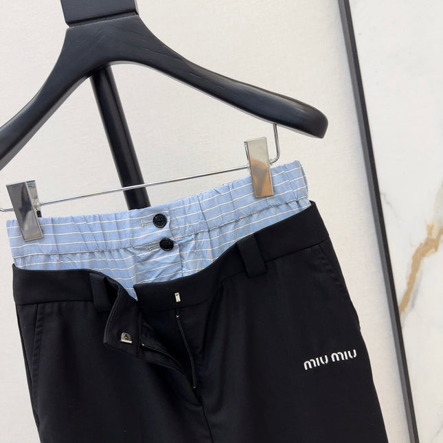 MIUMIU 26S STRAIGHT LEG PANTS 975