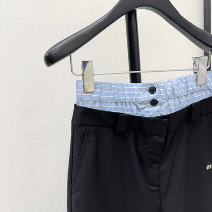MIUMIU 26S STRAIGHT LEG PANTS 975
