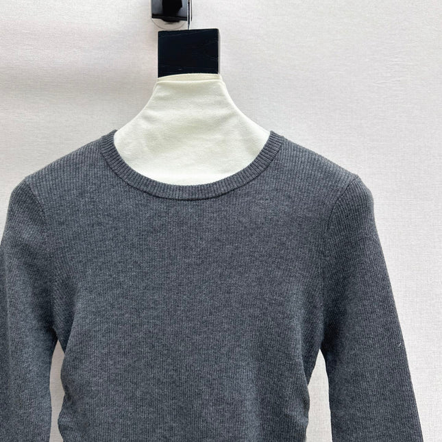 MIUMIU LONG-SLEEVE KNIT TOP STYLE 820
