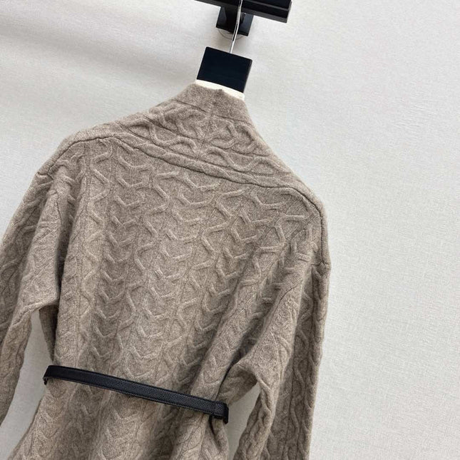 HERMES 25S LONG KNIT CARDIGAN 150