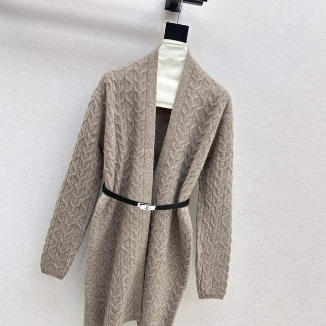 HERMES 25S LONG KNIT CARDIGAN 150