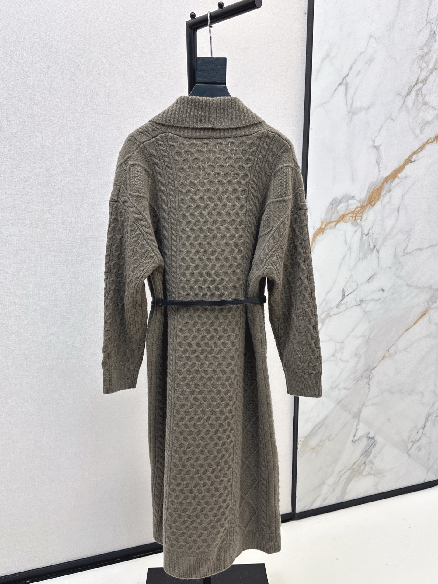 HERMES 25S LONG KNIT CARDIGAN 99430