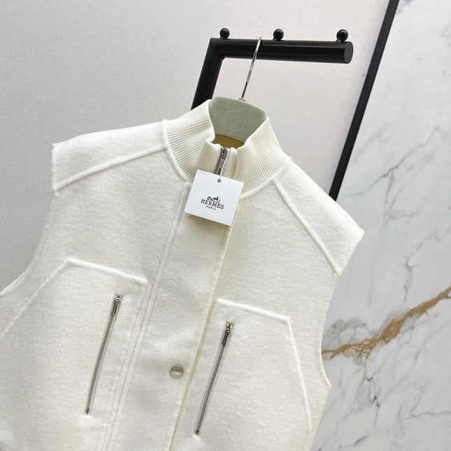 HERMES 25S SLEEVELESS JACKET 526962
