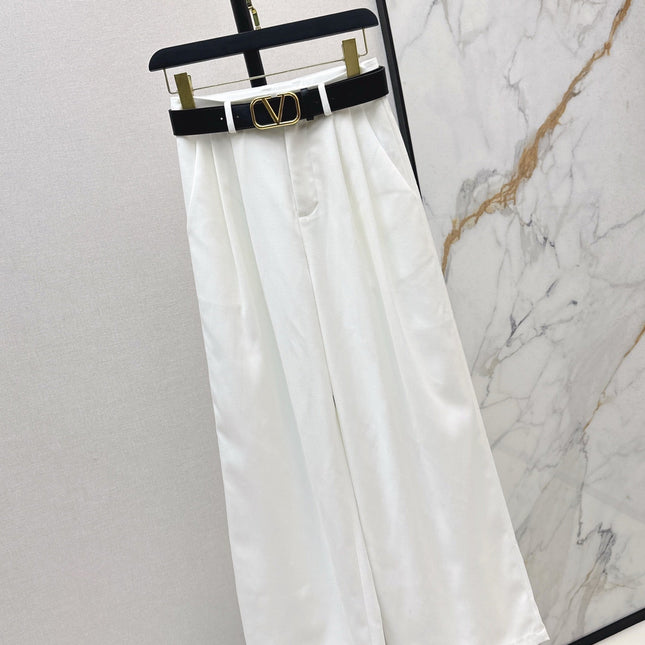 VALENTINO 26S STRAIGHT-LEG TROUSERS STYLE 80