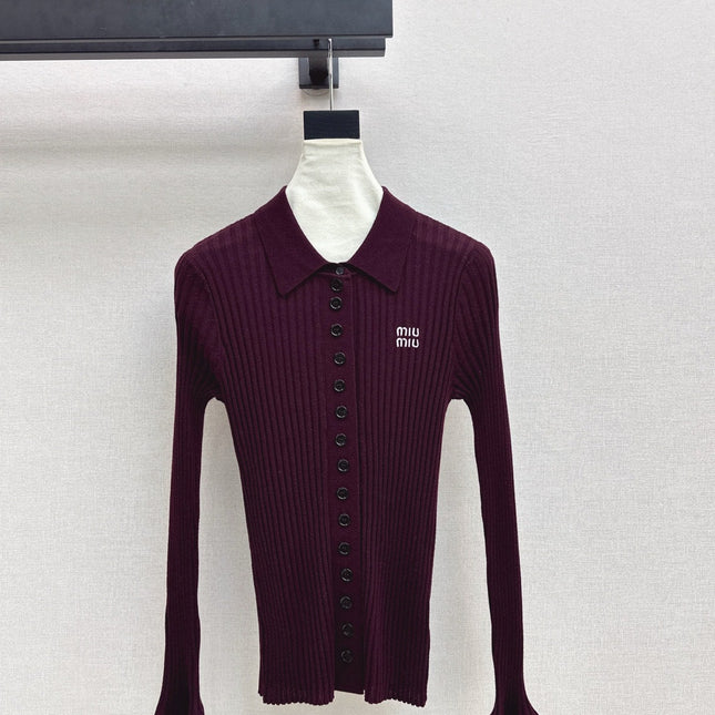 MIUMIU POLO SWEATER STYLE 829