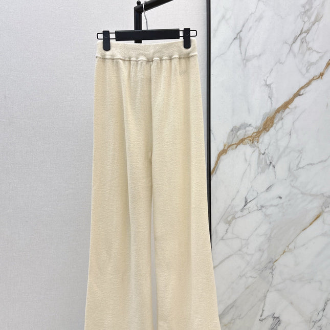 DIOR 25S WIDE-LEG CASHMERE PANTS 570