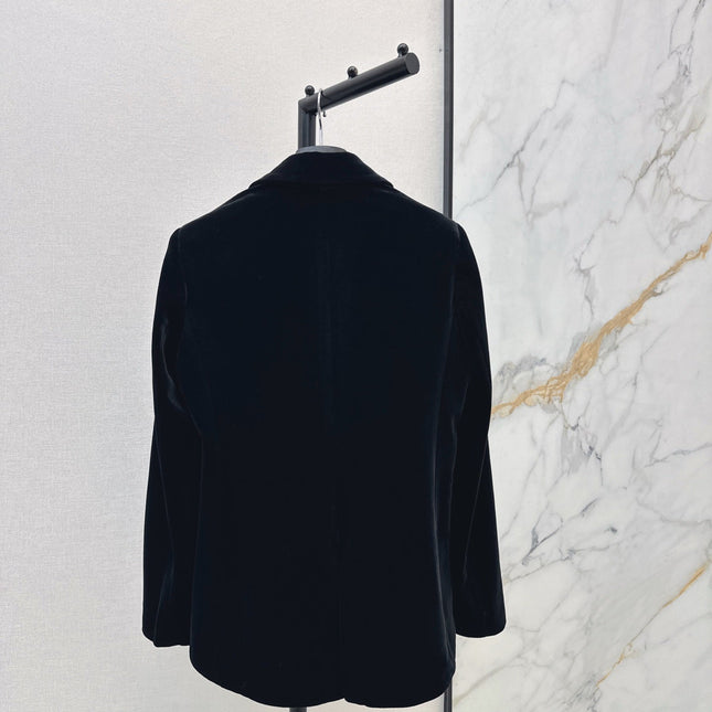 DIOR 25S VELVET BLAZER 523