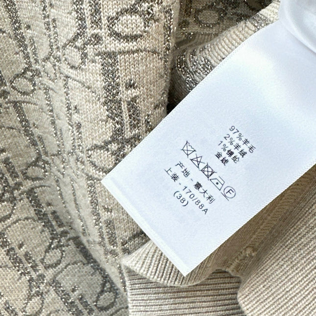 DIOR 25S ZIP-UP KNIT JACKET 544