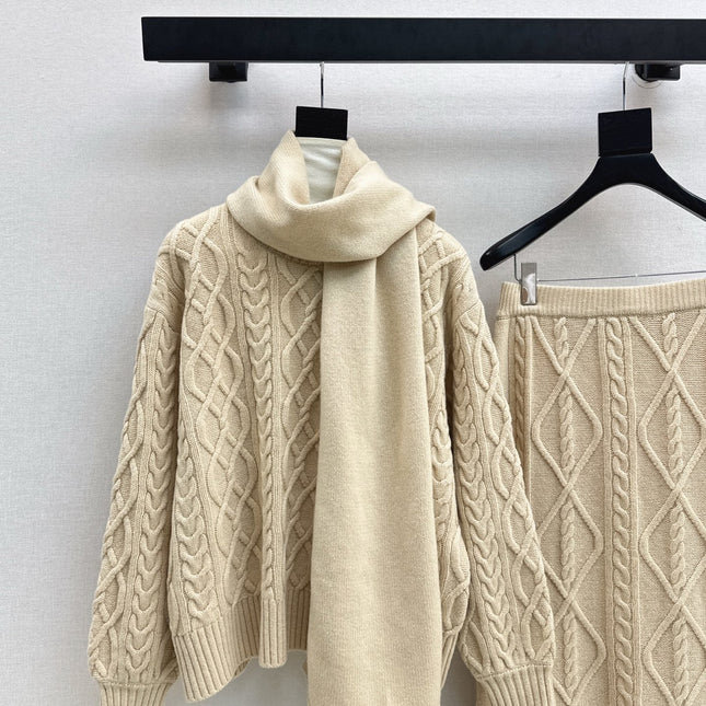 MAX MARA 25S KNIT SKIRT SET 091