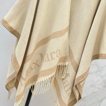 MAX MARA 25S JACQUARD CAPE COAT 008
