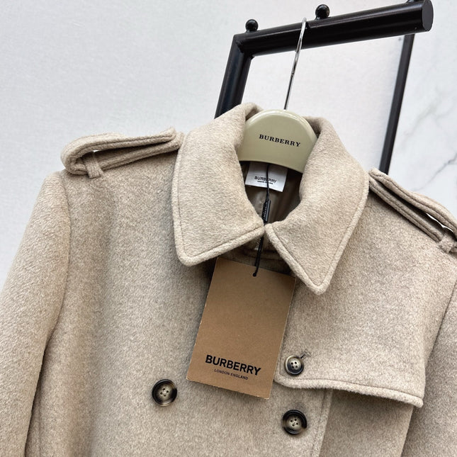 BURBERRY 25S LONG WOOL COAT 286