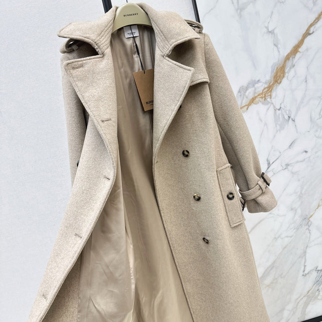 BURBERRY 25S LONG WOOL COAT 286