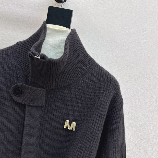 MAX MARA 25S STAND COLLAR CARDIGAN COAT 036