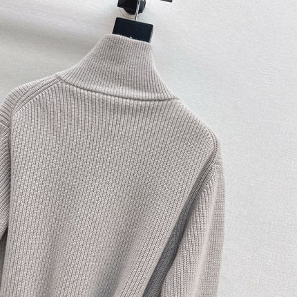 MAX MARA 25S STAND COLLAR CARDIGAN COAT 035