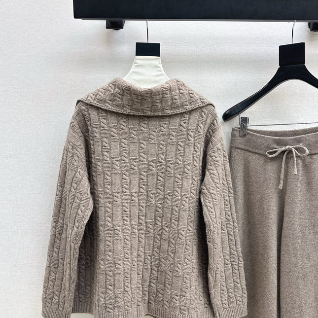 MAX MARA 25S OVERSIZED KNIT SET 033