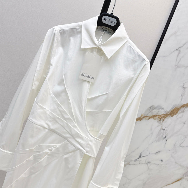 MAX MARA 25S LUXURY PLEATED MAXI DRESS 228