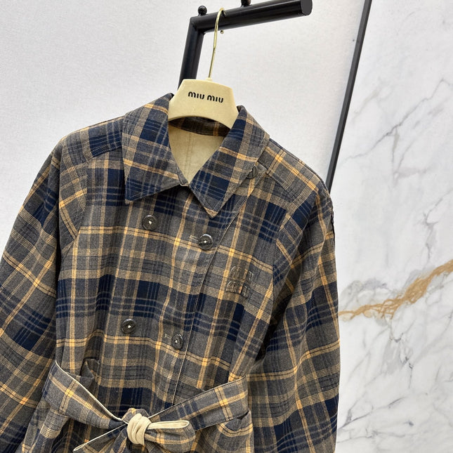 MIUMIU LONG REVERSIBLE COAT STYLE 747