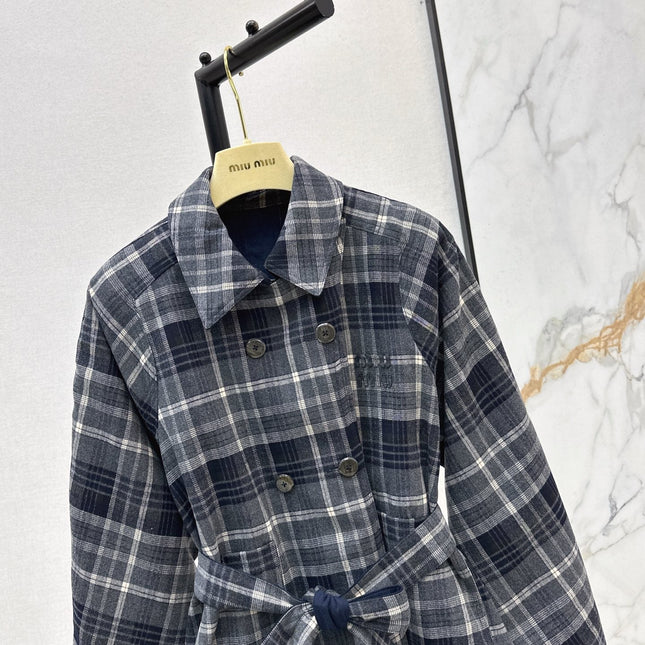 MIUMIU LONG REVERSIBLE COAT STYLE 746