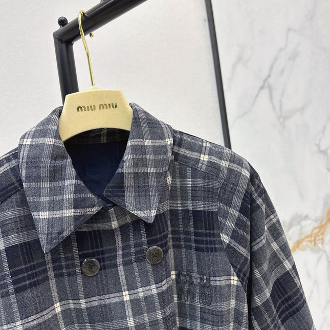 MIUMIU LONG REVERSIBLE COAT STYLE 746