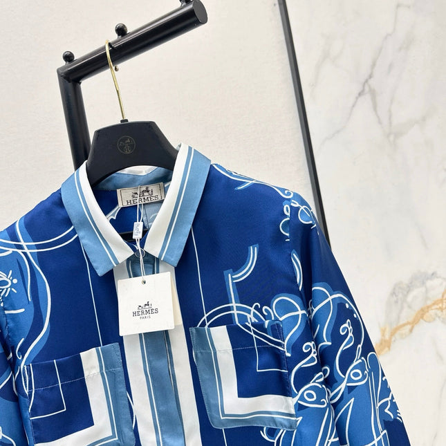 HERMES 25S SILK SHIRT 426
