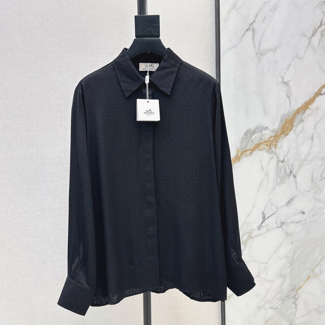 HERMES 26S SHIRT AND STRAIGHT-LEG TROUSERS SET 799