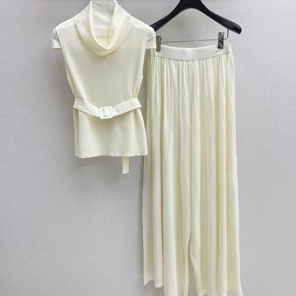 HERMES 26S SLEEVELESS TOP AND STRAIGHT-LEG TROUSERS SET 753