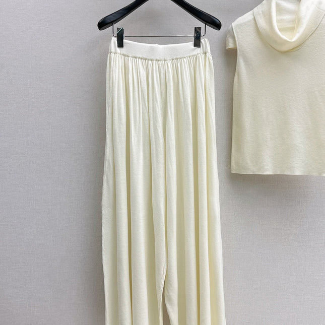 HERMES 26S SLEEVELESS TOP AND STRAIGHT-LEG TROUSERS SET 753