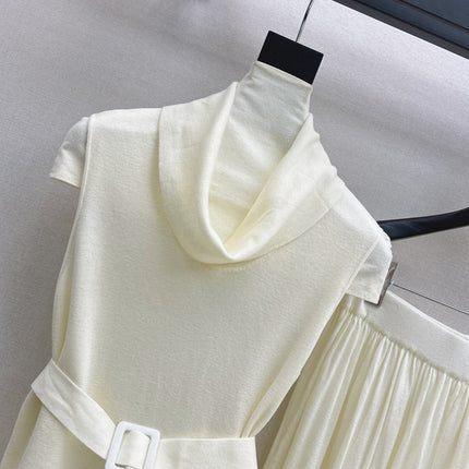 HERMES 26S SLEEVELESS TOP AND STRAIGHT-LEG TROUSERS SET 753