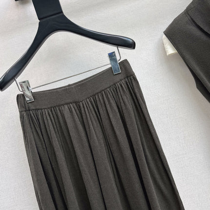 HERMES 26S SLEEVELESS TOP AND STRAIGHT-LEG TROUSERS SET 752