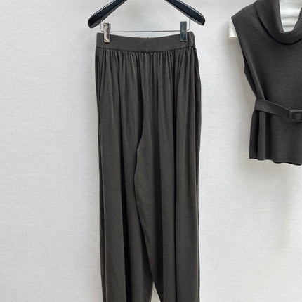 HERMES 26S SLEEVELESS TOP AND STRAIGHT-LEG TROUSERS SET 752
