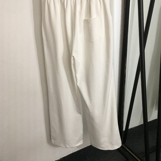 CELINE 25S HOODIE AND WIDE-LEG ELASTIC PANTS SET 0107