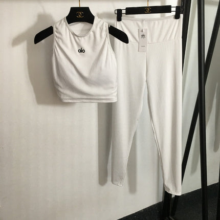 ALO 26S CROP TANK TOP & HIGH-WAIST LEGGINGS SET 231