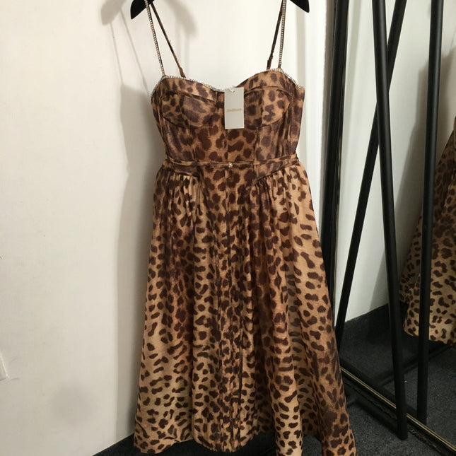 ZIMMERMANN 26S LEOPARD PRINT DRESS STYLE 126