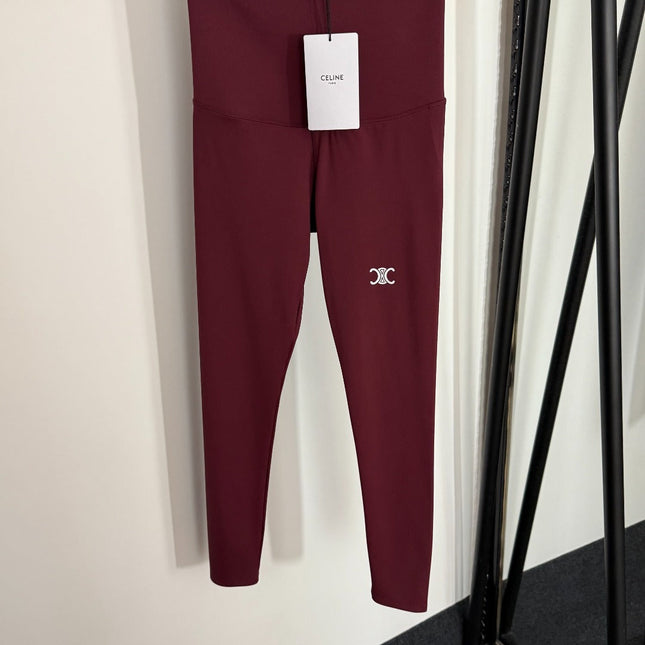 CELINE 26S HIGH-WAISTED STRETCH LEGGINGS STYLE 29