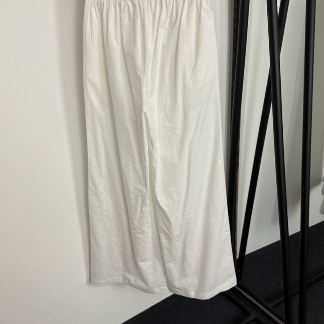 LORO PIANA 26S SLEEVELESS VEST AND WIDE LEG PANTS SET 804